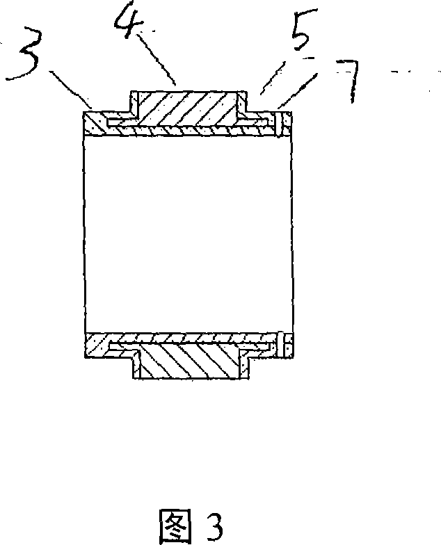 Composite roller of high-performance binded hard alloy