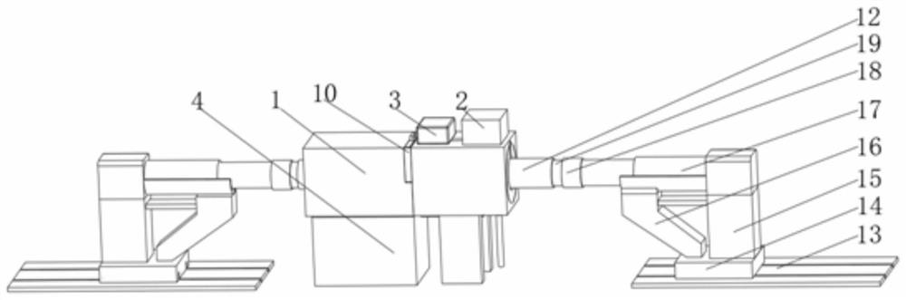 Continuous heating furnace for oil pipe surface treatment