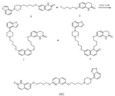 Brexpiprazole impurity compound and preparation method thereof