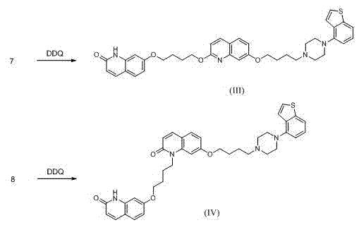 Brexpiprazole impurity compound and preparation method thereof