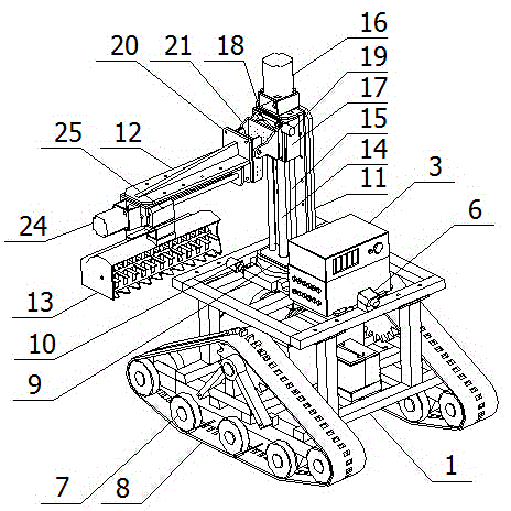 Self-propelled tea plucking machine