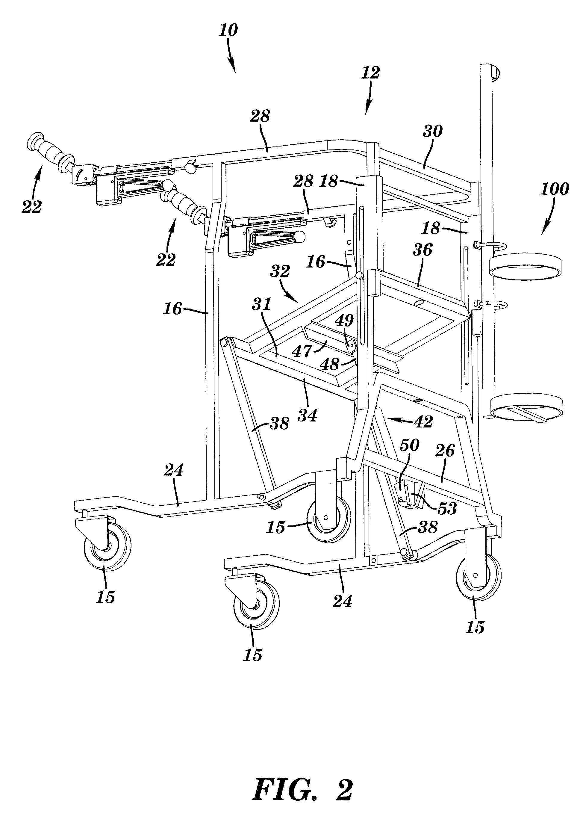 Walker with lift-assisting seat assembly