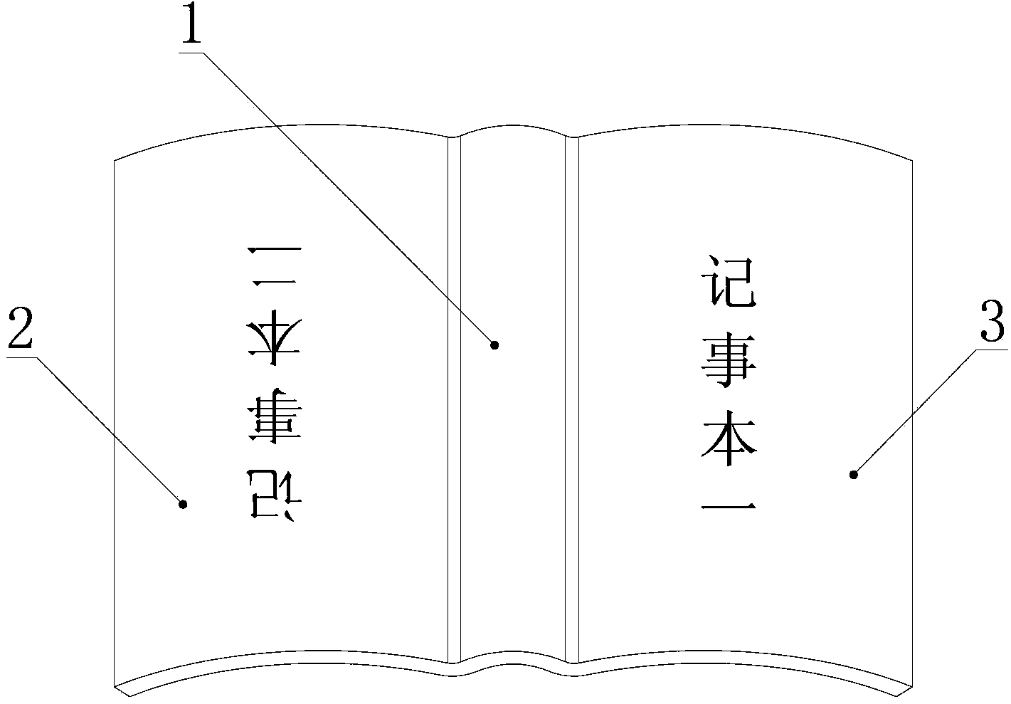 Writing book and arrangement method of page layout of writing book