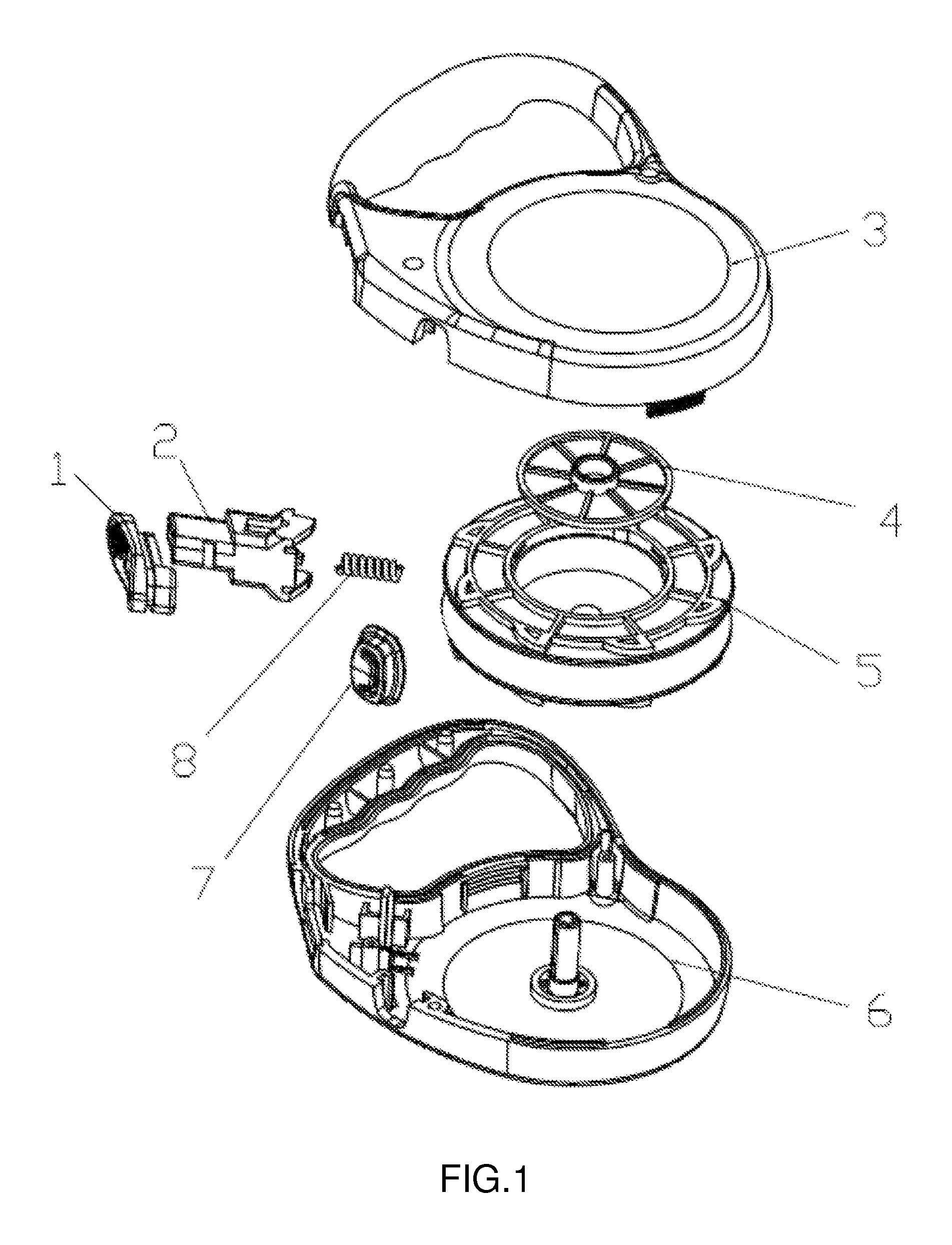 Traction switching device