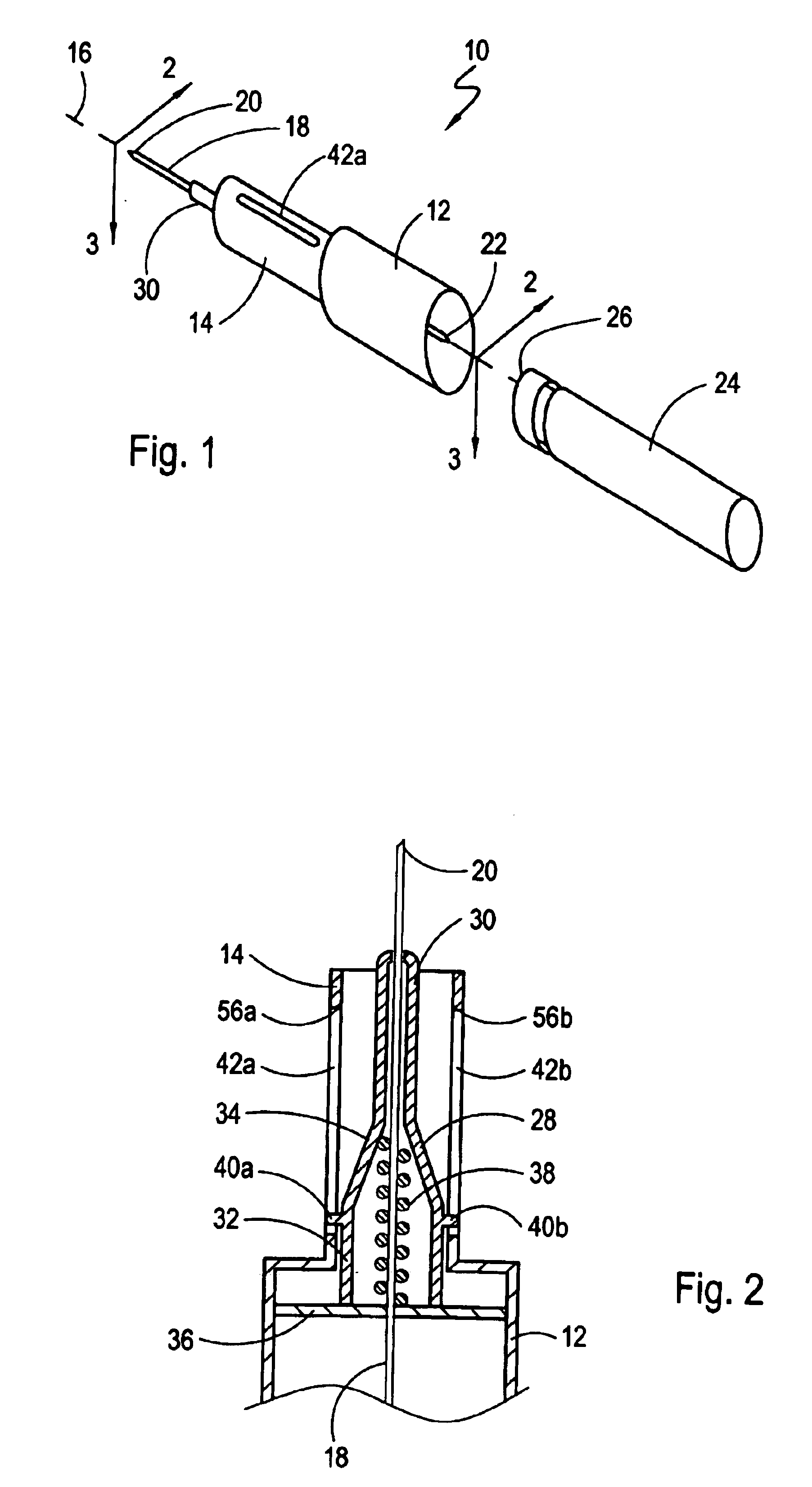 Safety device for blood collection