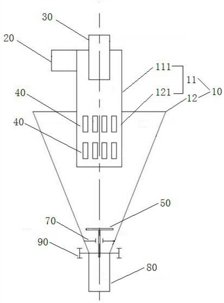 Cyclone separator and solid-gas separation system