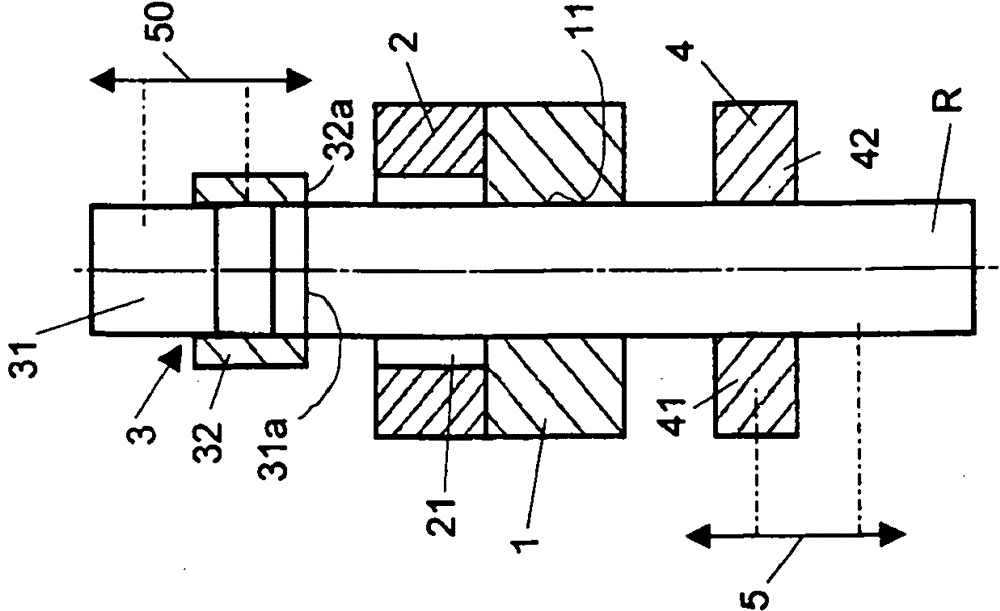 Method for producing a molded part provided with a through hole