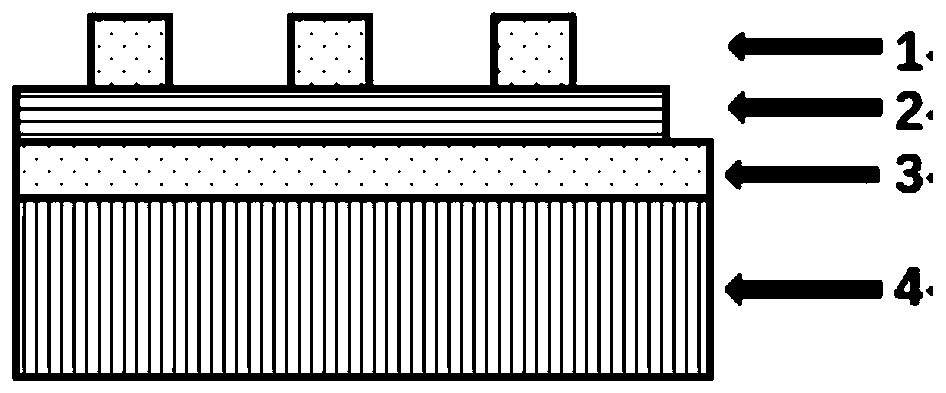 Polymorphic high-stability resistive random access memory of all-inorganic perovskite thin film and preparation method of polymorphic high-stability resistive random access memory