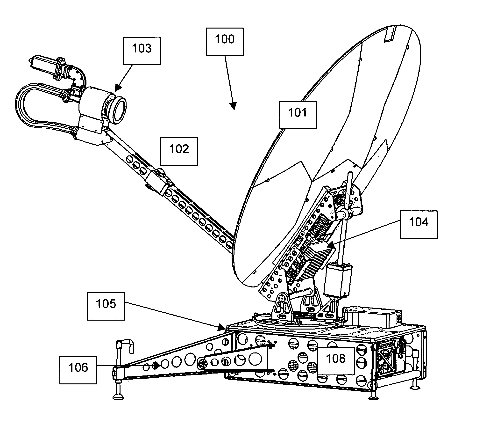 Portable high-speed data and broadcast-quality video terminal for terrestrial and satellite communications