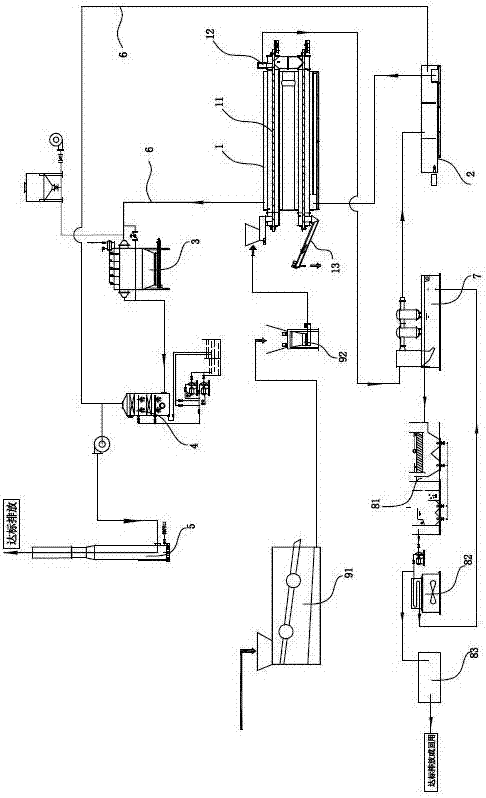 Polluted soil pyrolysis desorption repairing device and method