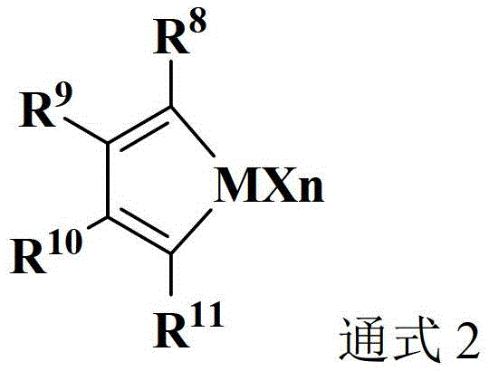 A supported late transition metal catalyst for ethylene polymerization