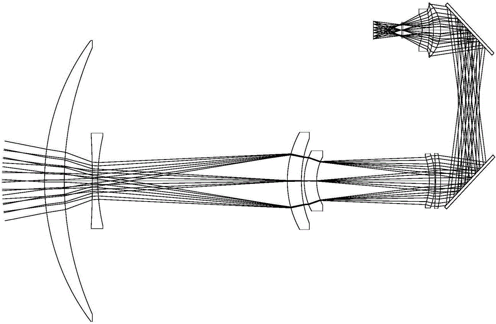 Double-group linkage infrared continuous zooming optical system