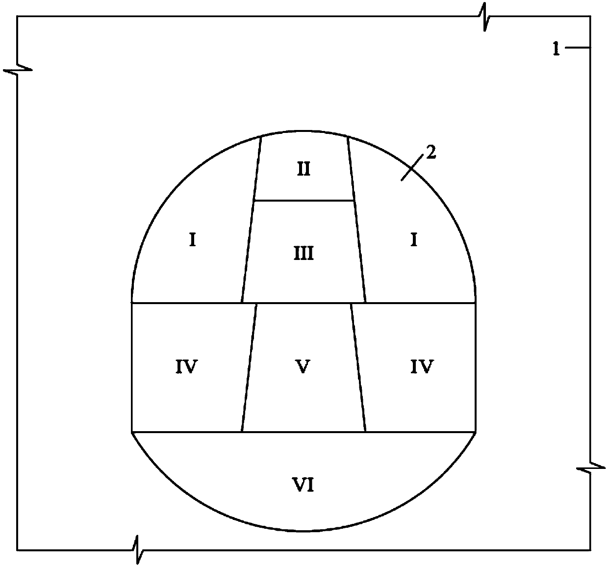 Underground cavern excavation support system and construction method