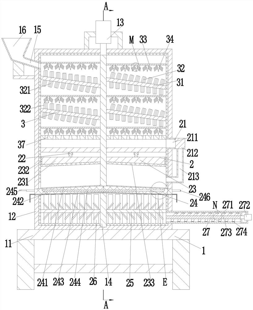 An environmental protection treatment tank for domestic waste