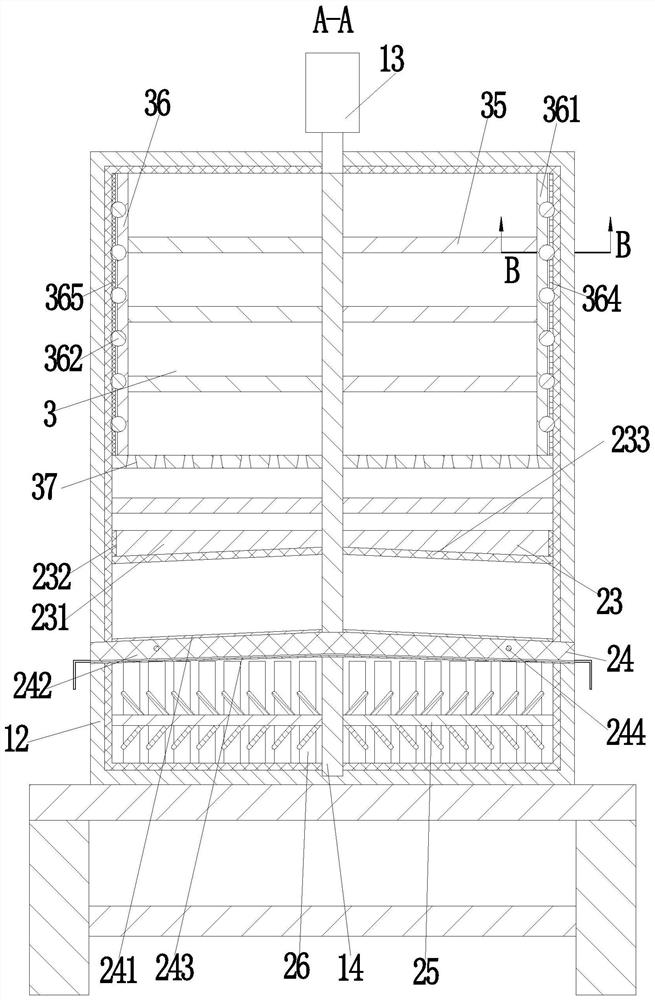 An environmental protection treatment tank for domestic waste