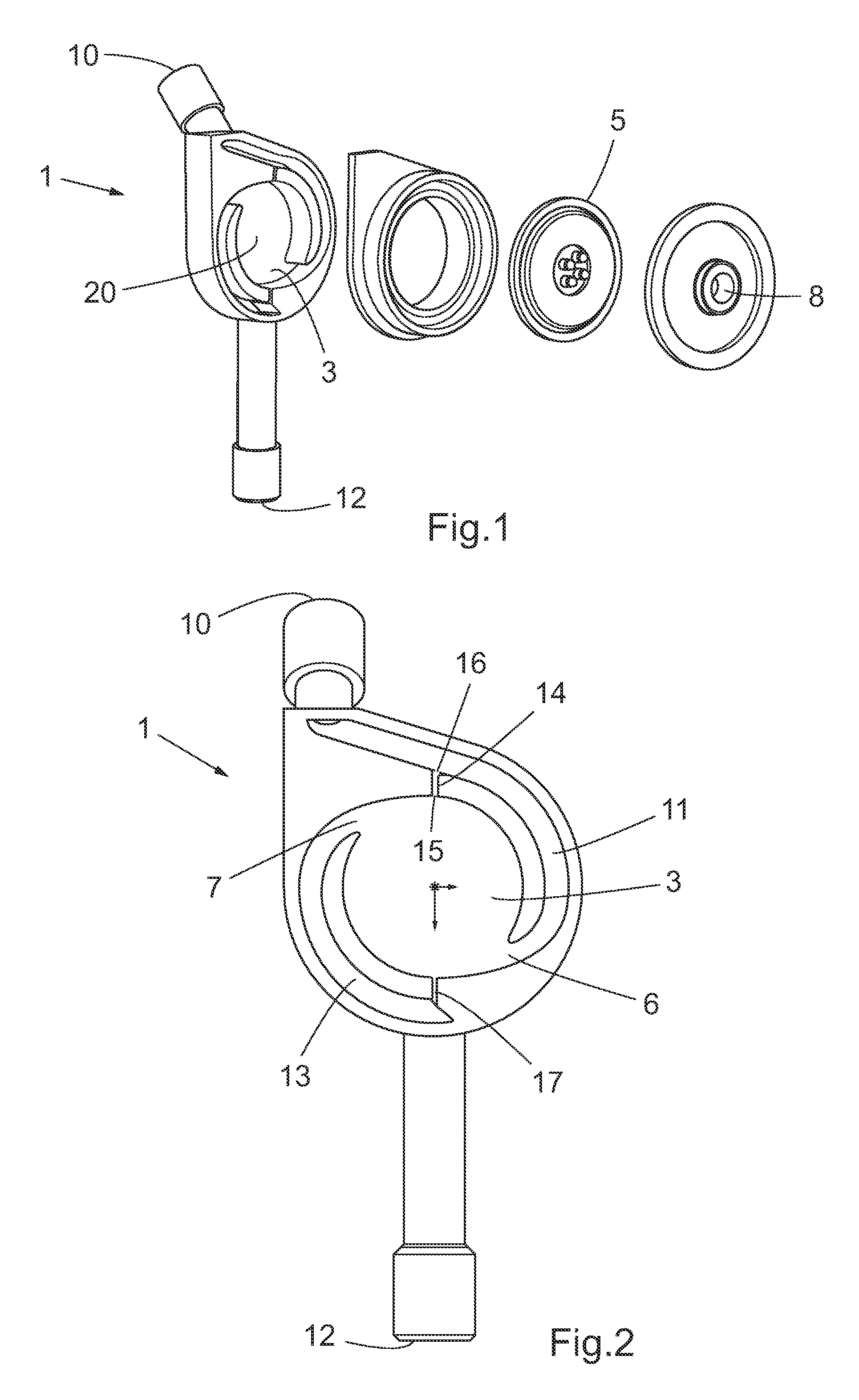 Pressure sensing device and use of the same in a connecting structure