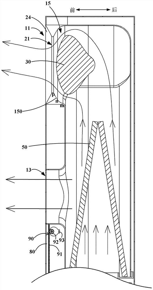 Vertical air conditioner indoor unit