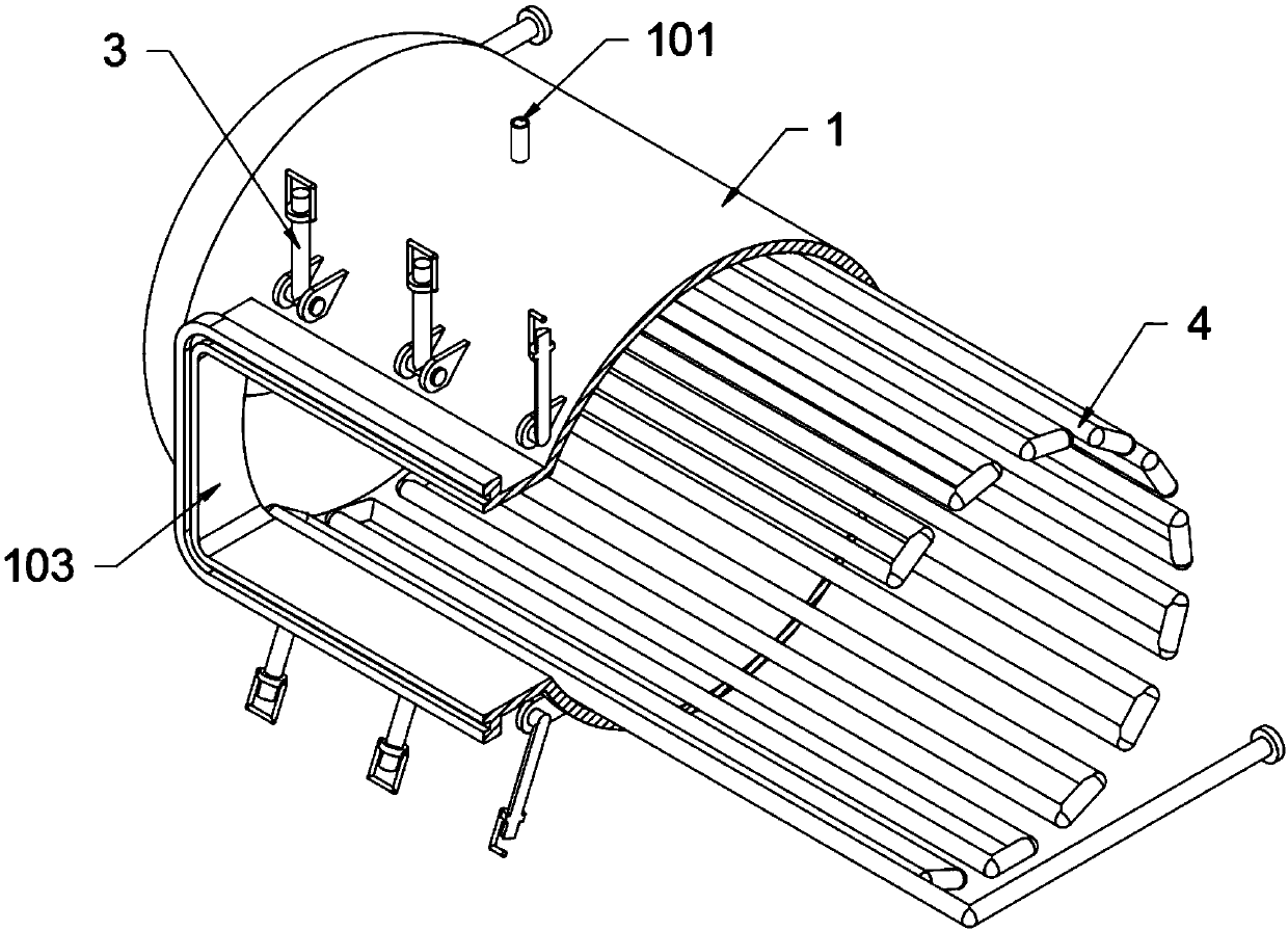 High temperature and high pressure jig dyeing device for cotton cloth production and processing