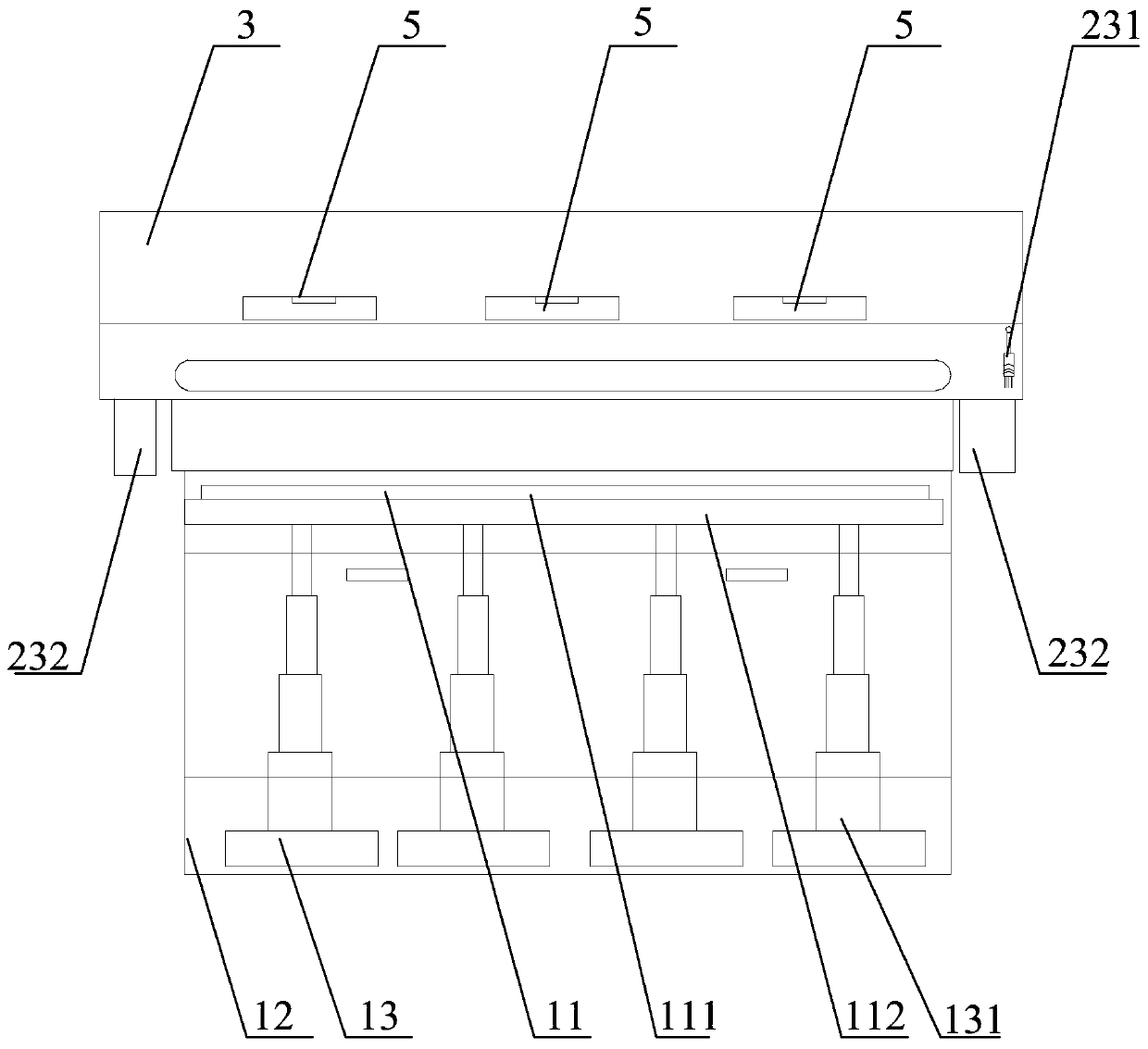 Cuboid 3D printing equipment and 3D printer