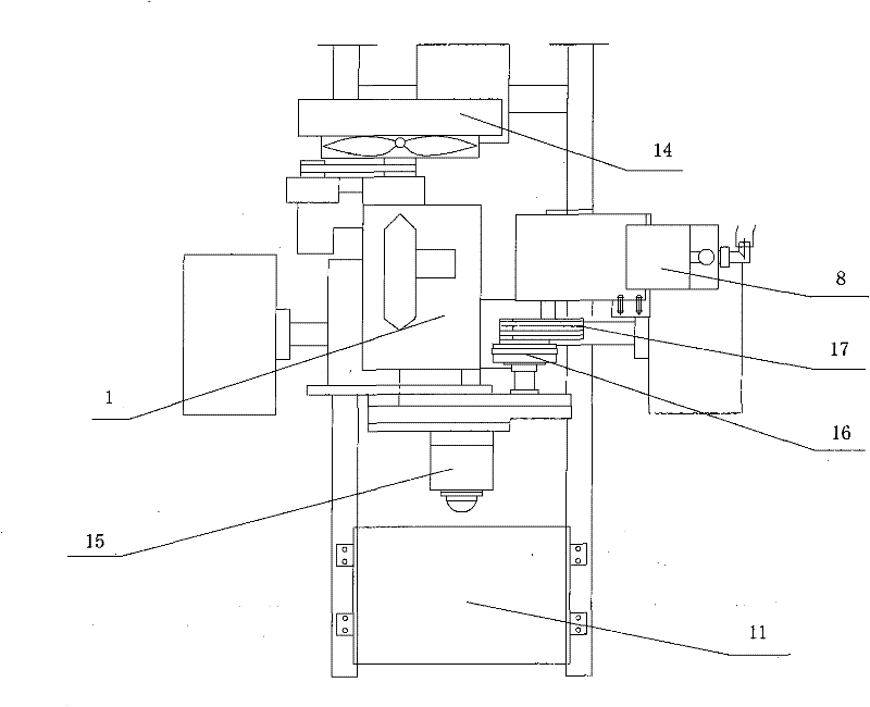 Power distribution device used for orchard sprayer