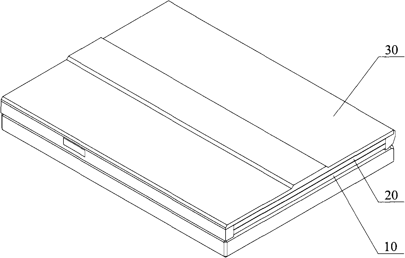 Double screen display and notebook computer