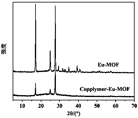 Preparation method of in vivo targeted ovarian cancer cell imaging nano material composed of multifunctional macromolecule and metal-organic frames (MOFs)