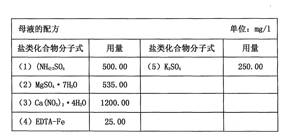 Caraway hydroponic nutrient solution