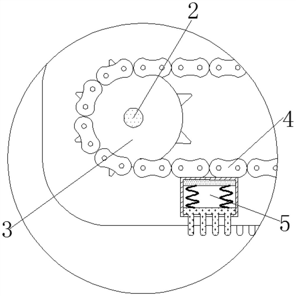 Convenient-to-adjust peeling device for intelligent computer network cable recovery