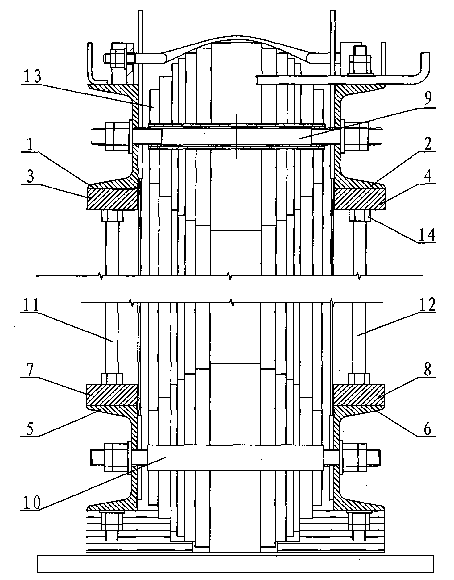 Energy-saving magnetic shielding transformer