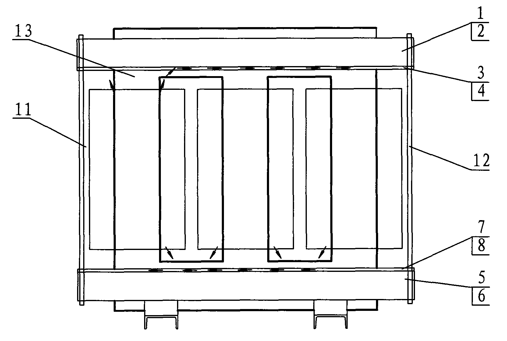 Energy-saving magnetic shielding transformer