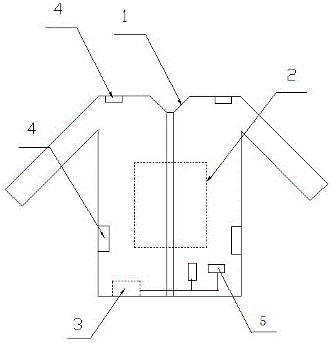 Warm-keeping garment with self-charging function