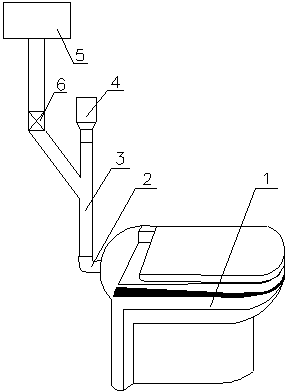 Odor discharging and energy-saving system of toilet and mounting method of odor discharging and energy-saving system