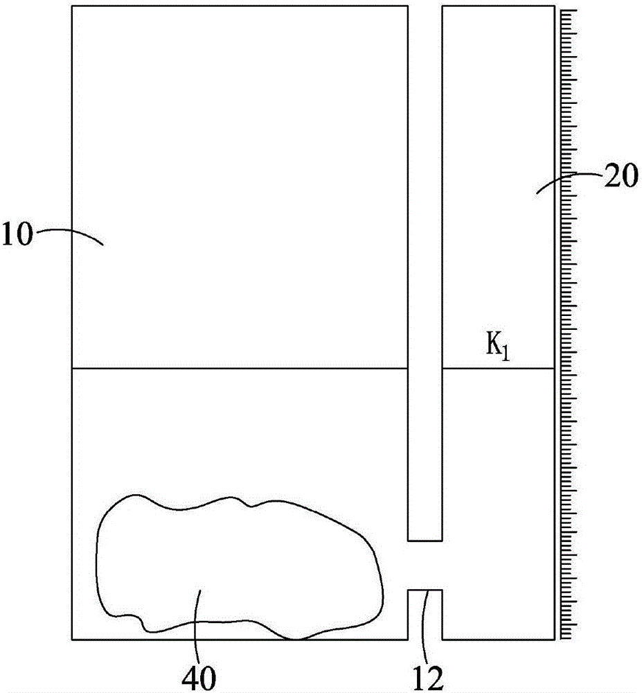 Device and method for measuring hulking coefficient, and measuring method of water absorption