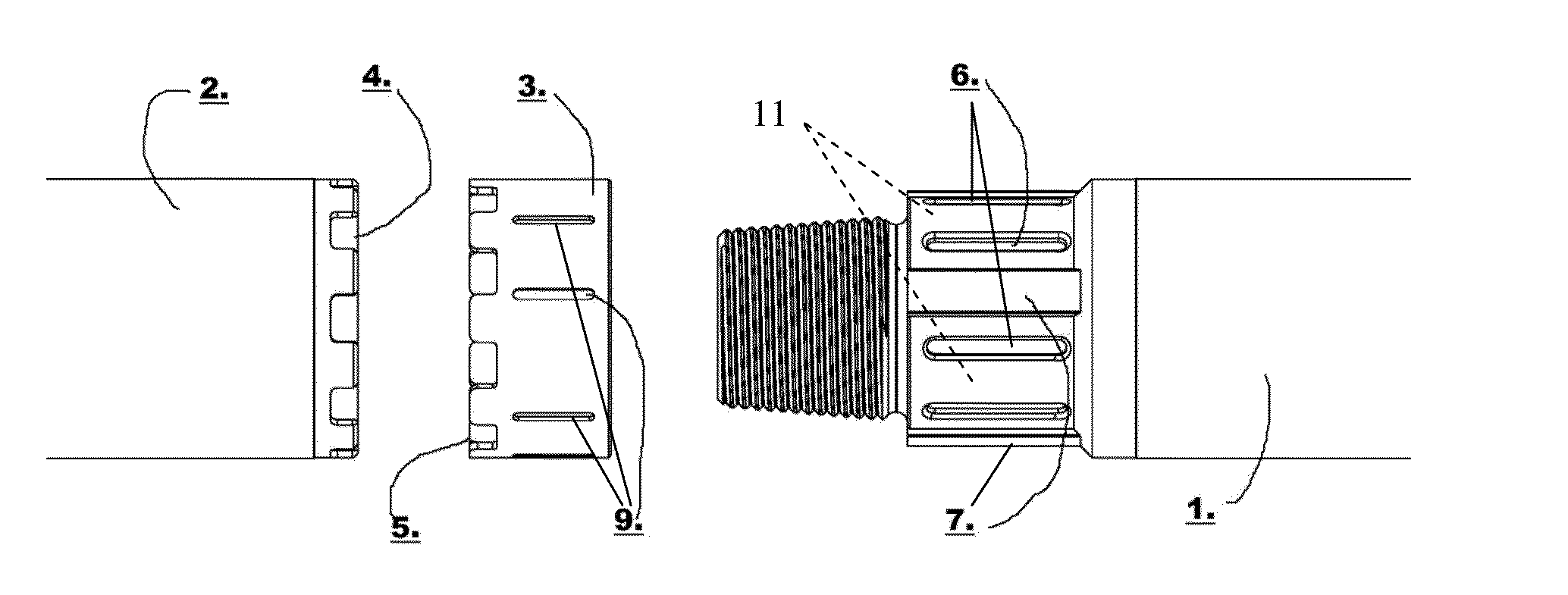 System and method for manufacturing electrically isolated connection for electromagnetic gap sub assembly