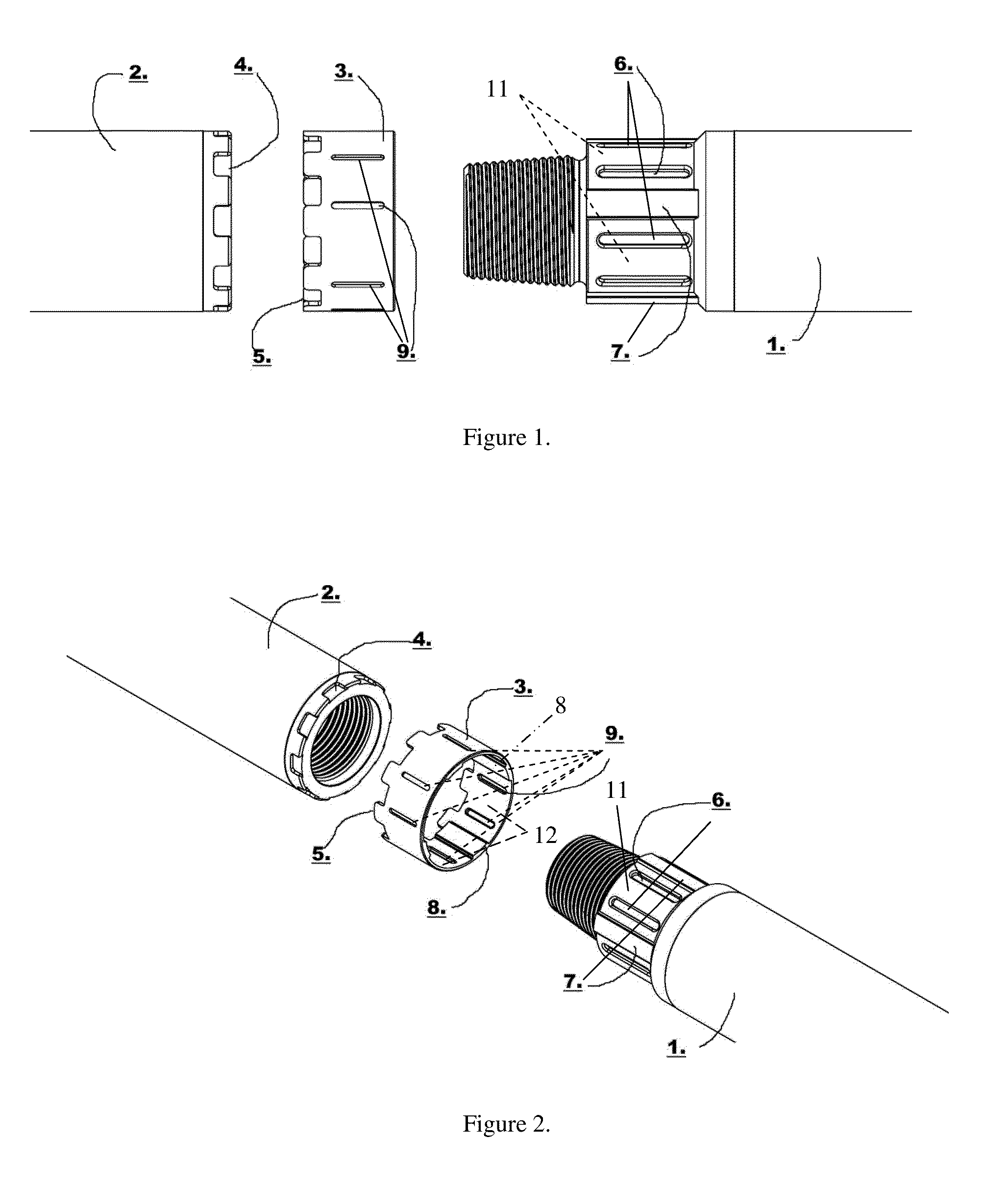 System and method for manufacturing electrically isolated connection for electromagnetic gap sub assembly