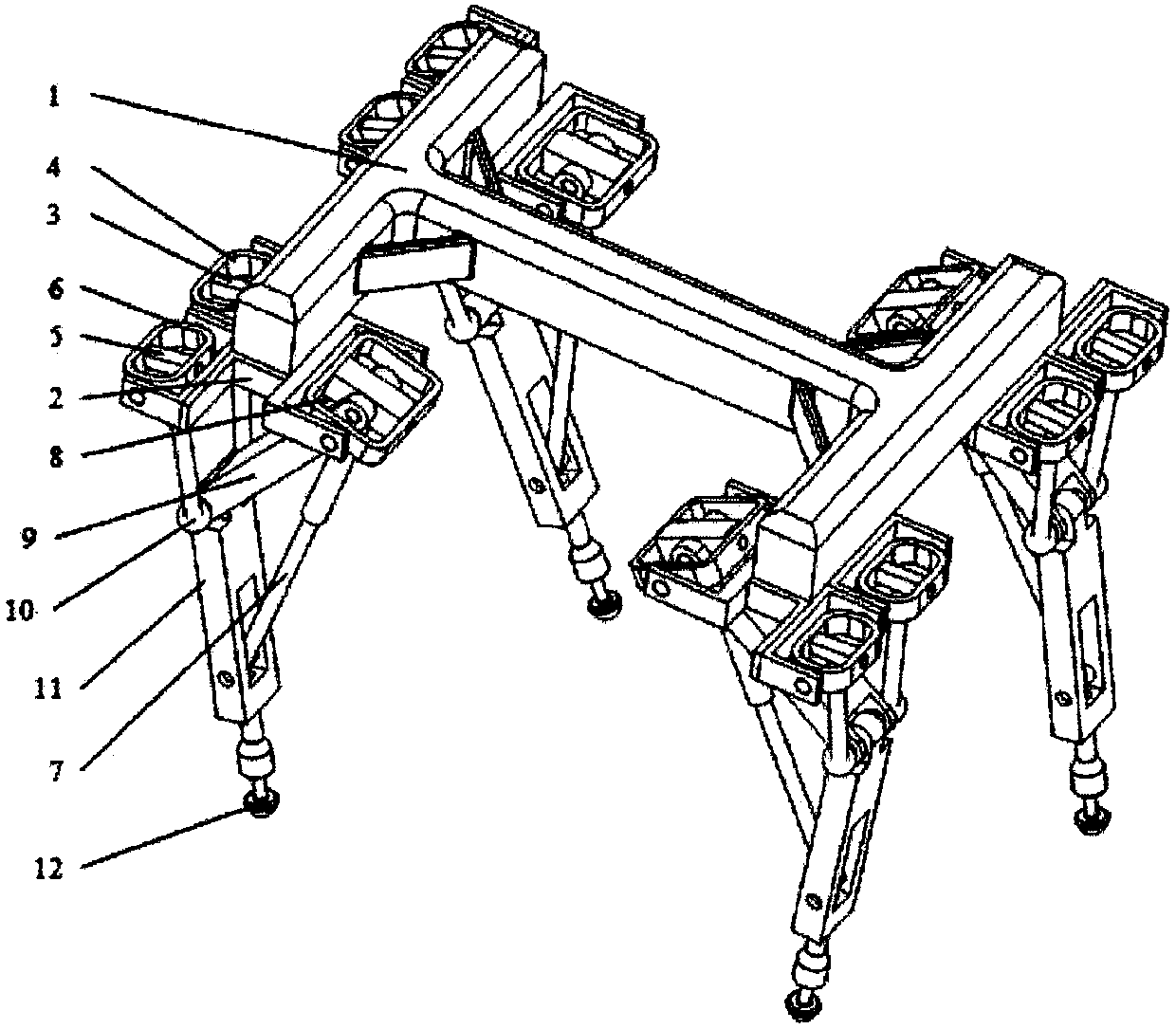 Nucleus-related-complex-environment-oriented high-adaptability robotic versatile movement platform