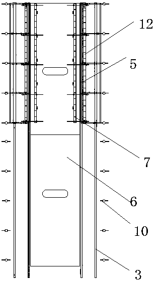 Multi-station combined-type beam column mold