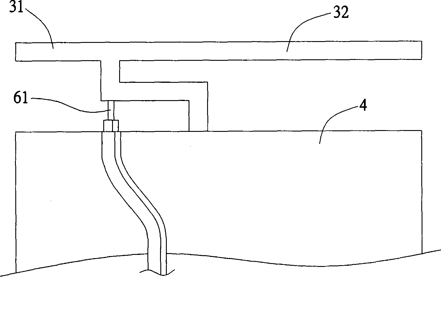 Broadband plane antenna