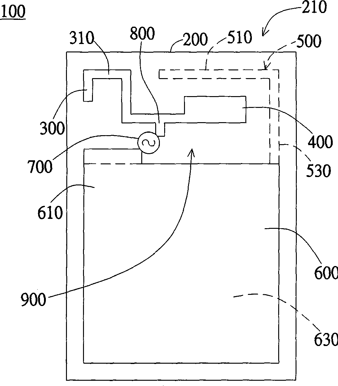 Broadband plane antenna