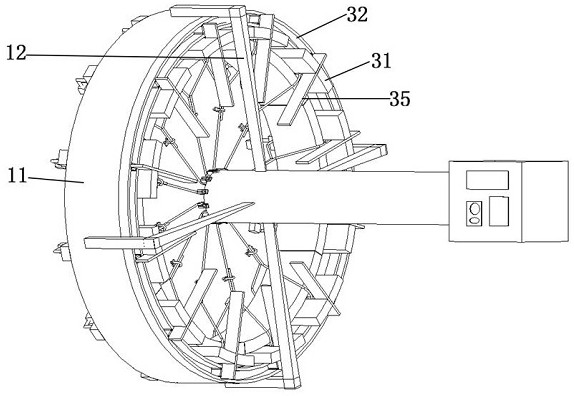 Noose type non-uniform circumferential loading device and use method thereof