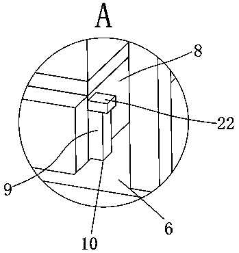 Environment-friendly cleaning device and method for highway construction site