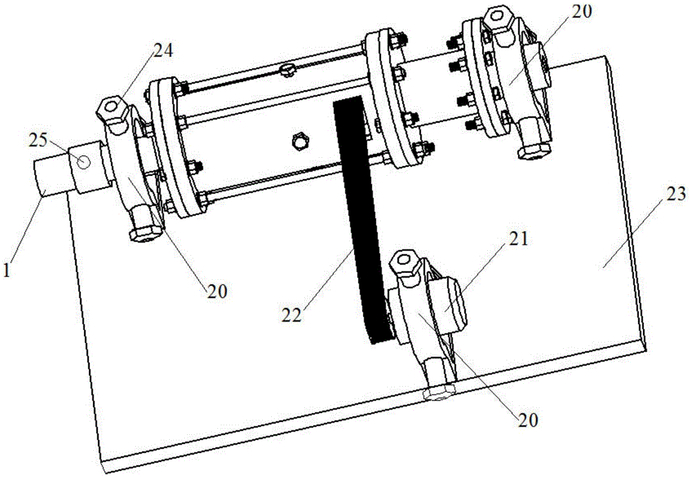 Hydraulic oscillation drag reduction drilling tool simulation experimental device