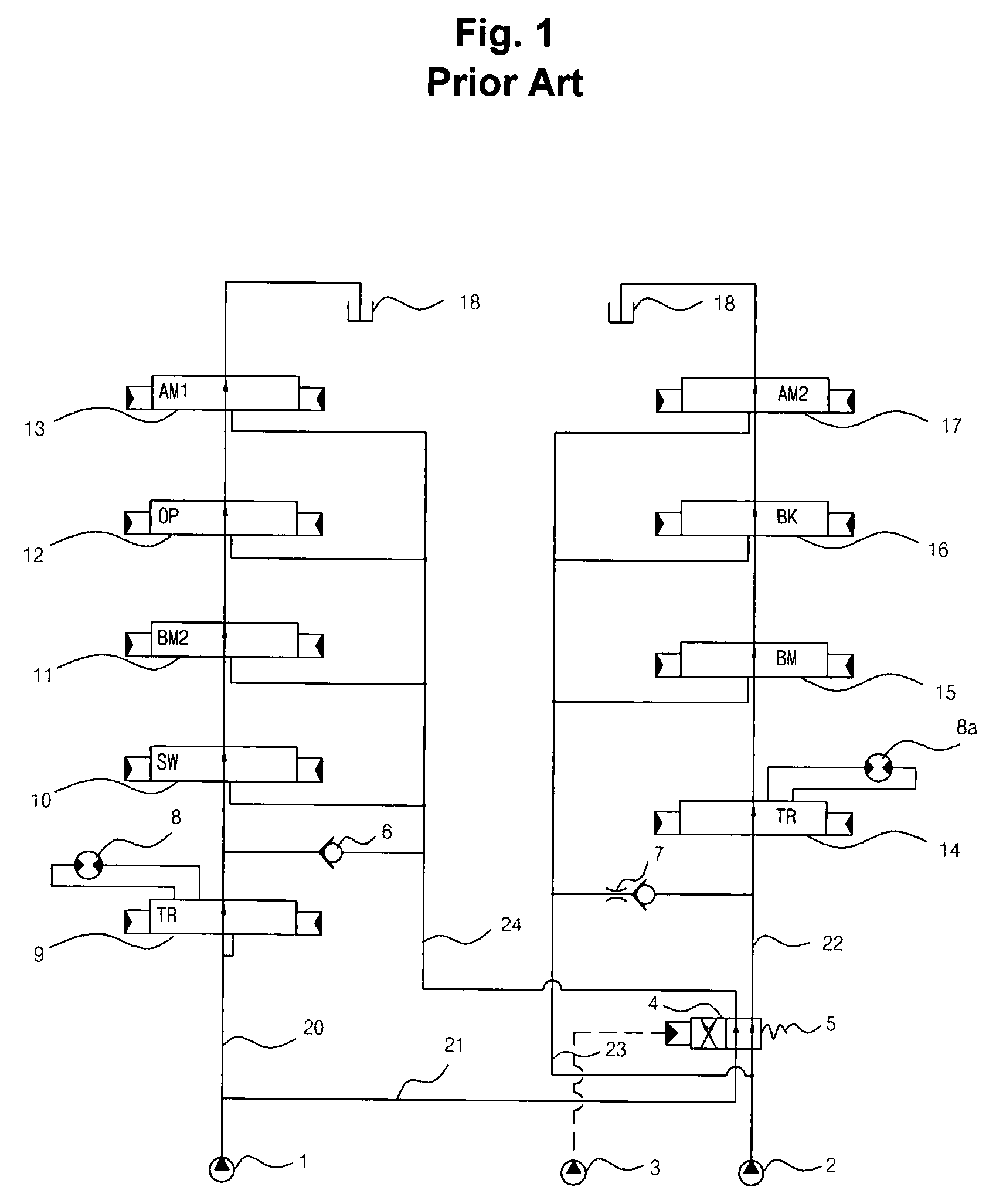 Straight traveling hydraulic circuit