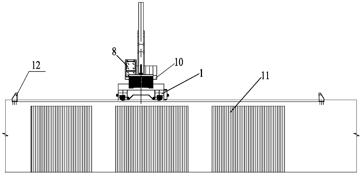 Digging-rake-type rotary trash removing machine