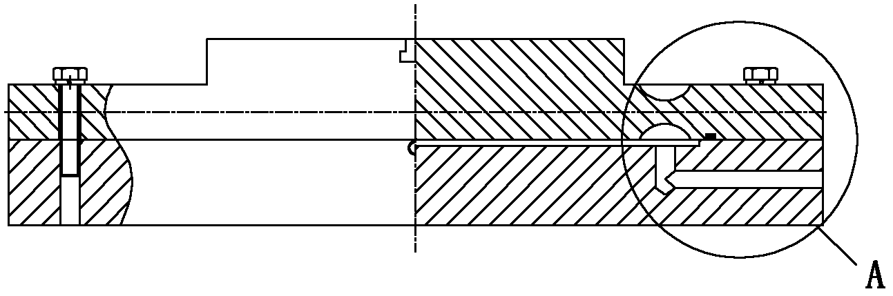 High-frequency flutter cold extruding die