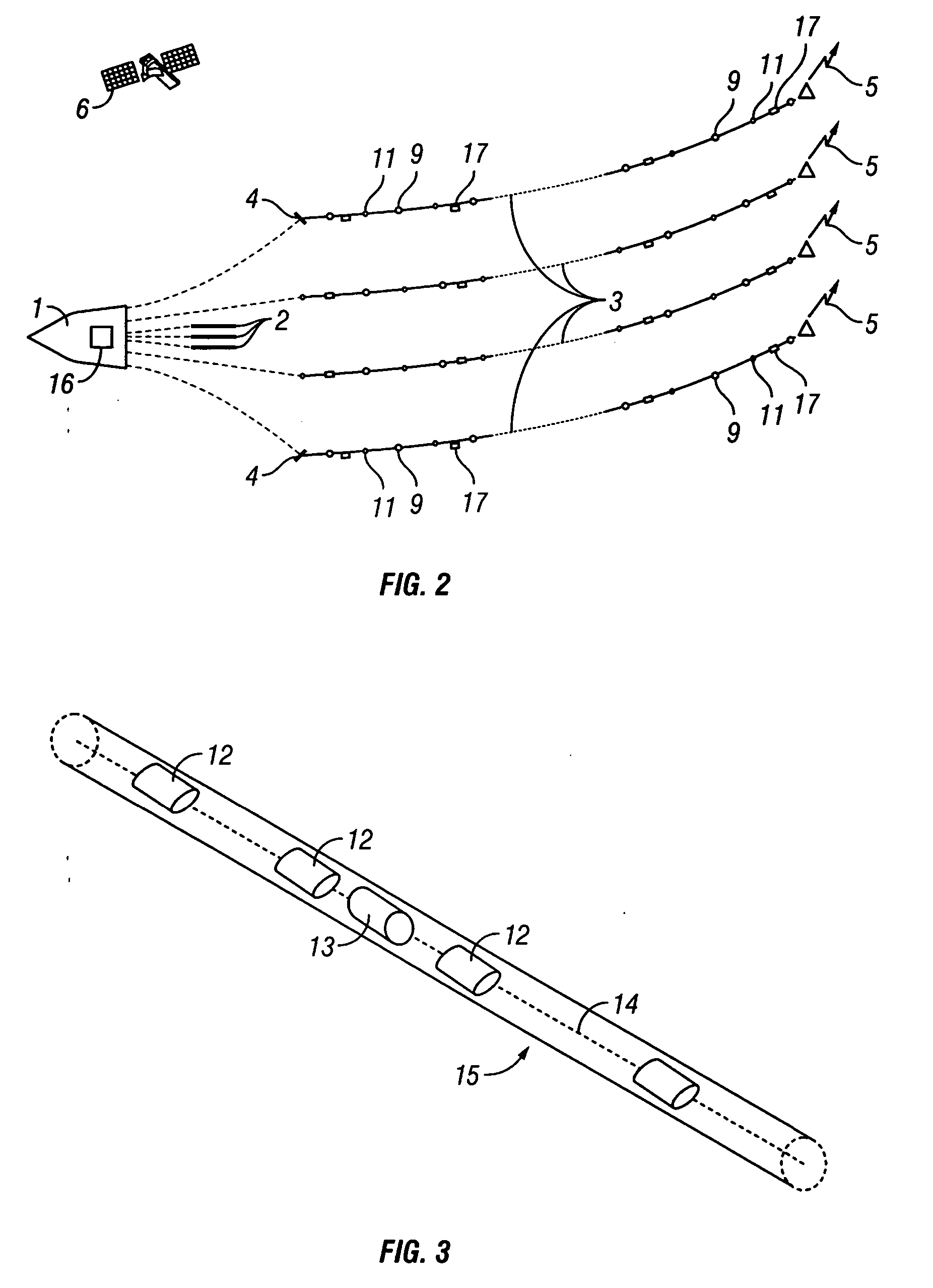 System and method for determining positions of towed marine seismic streamers