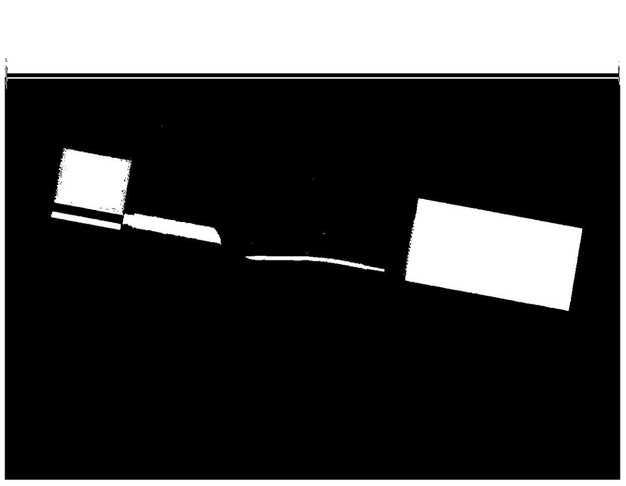 A smooth and smooth non-trace connecting wire and its preparation method