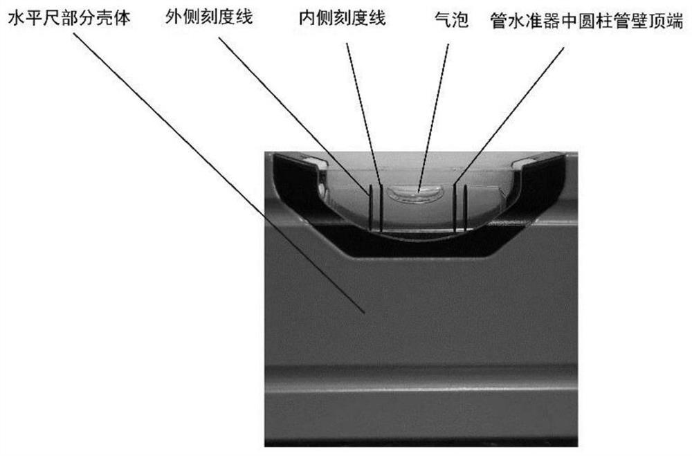 Tubular level position precision measuring method based on image processing