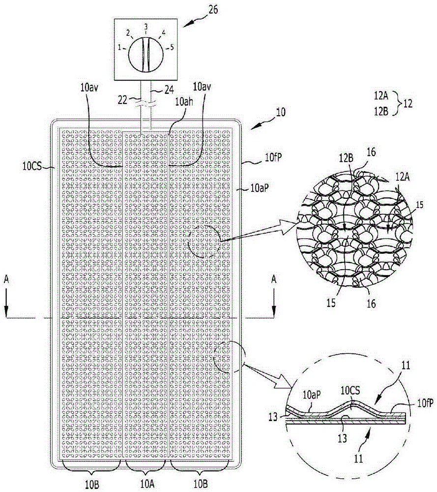 Hot water heating mat