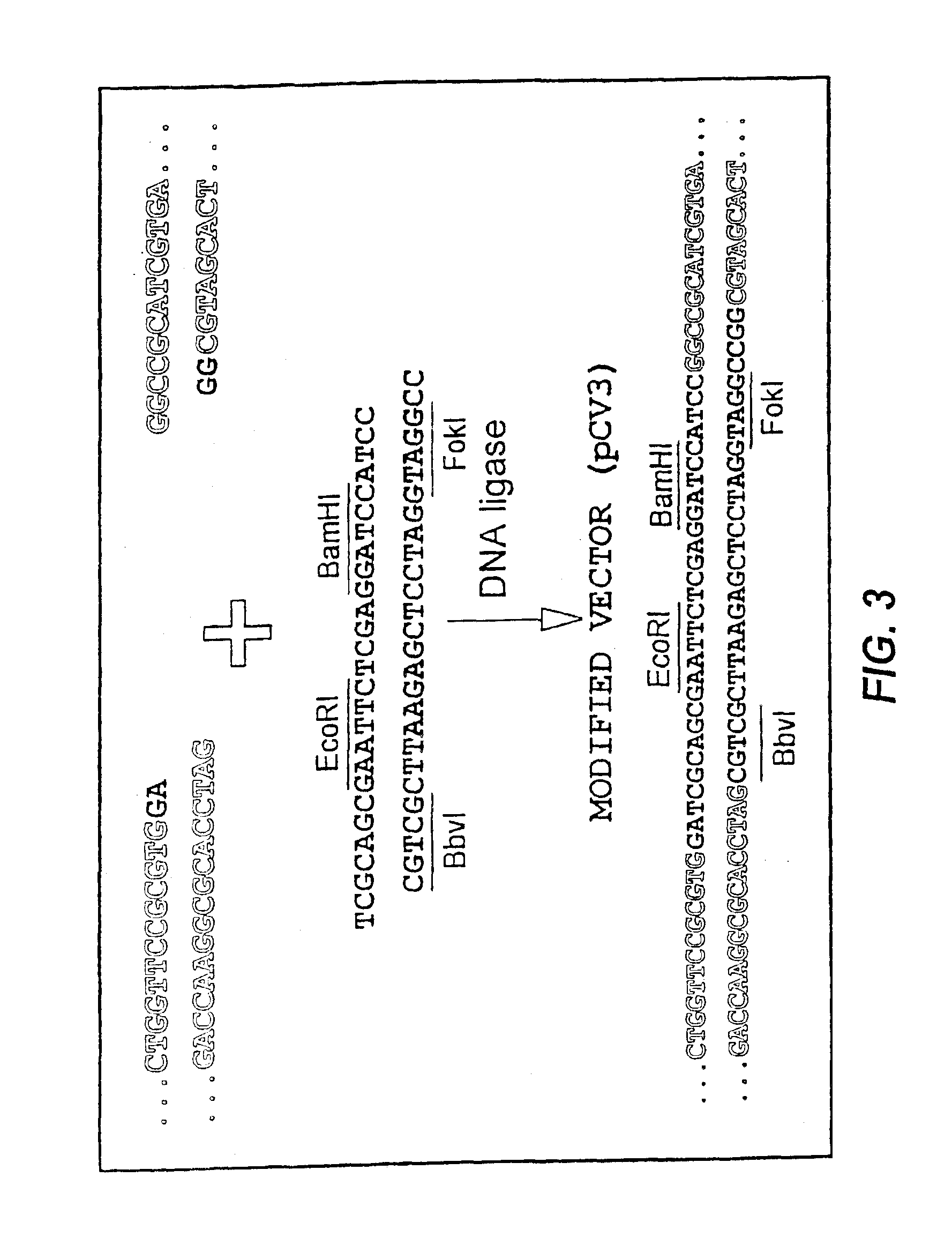 Mosaic protein and restriction endonuclease assisted ligation method for making the same